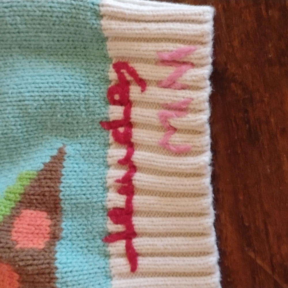 Lourdes Mini. Cute Playful Dinosaur Kids Sweater - Picture 3 of 4